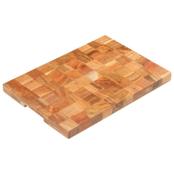 vidaXL Chopping Board 19.7"x13.4"x1.5" Solid Wood Acacia - Image 11