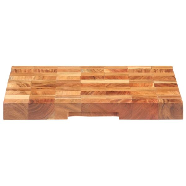 vidaXL Chopping Board 19.7"x13.4"x1.5" Solid Wood Acacia - Image 3