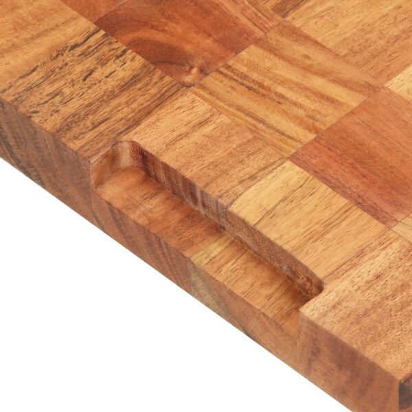 vidaXL Chopping Board 19.7"x13.4"x1.5" Solid Wood Acacia - Image 5