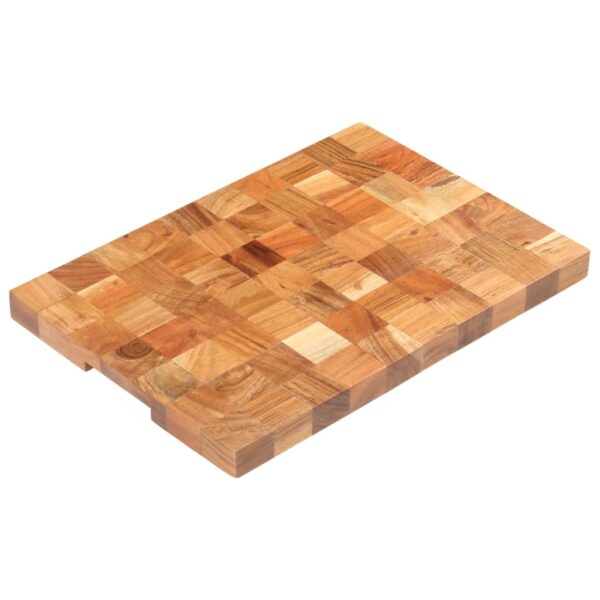 vidaXL Chopping Board 19.7"x13.4"x1.5" Solid Wood Acacia - Image 8