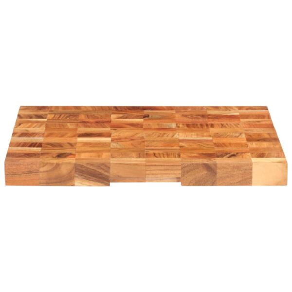 vidaXL Chopping Board 23.6"x15.7"x1.5" Solid Wood Acacia - Image 2