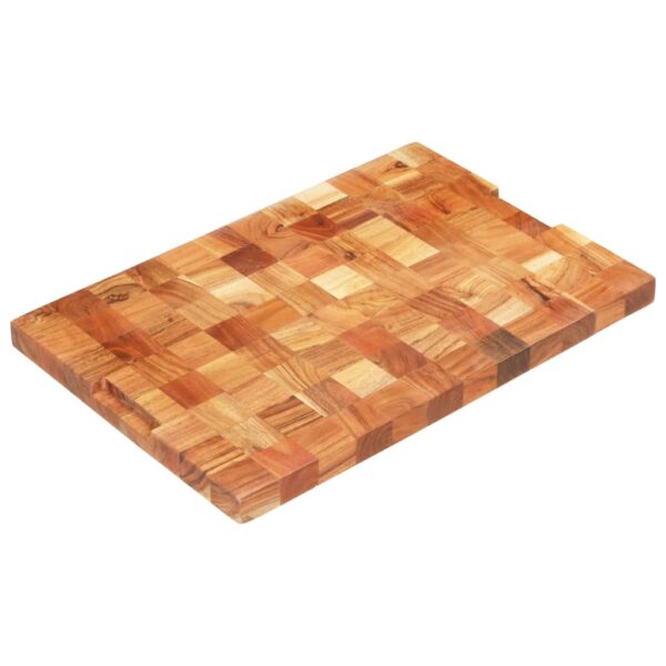 vidaXL Chopping Board 23.6"x15.7"x1.5" Solid Wood Acacia - Image 12