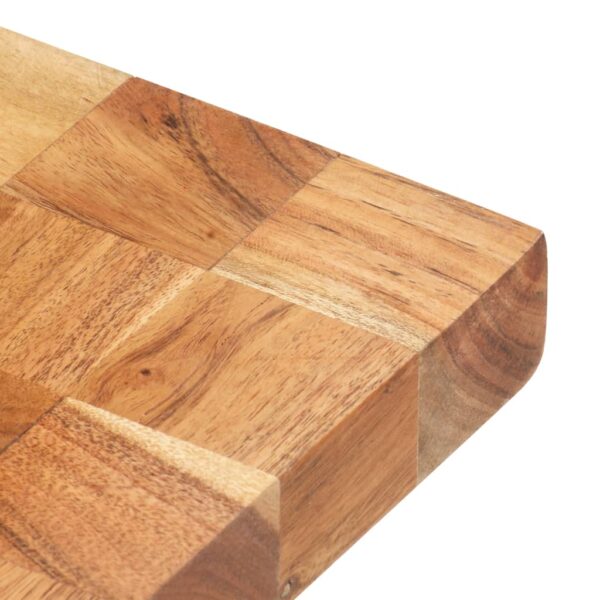 vidaXL Chopping Board 23.6"x15.7"x1.5" Solid Wood Acacia - Image 6