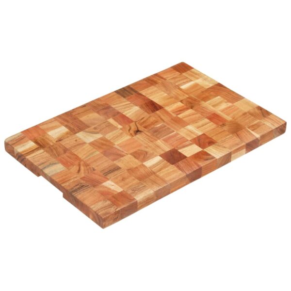 vidaXL Chopping Board 23.6"x15.7"x1.5" Solid Wood Acacia - Image 8