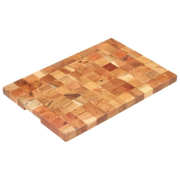 vidaXL Chopping Board 23.6"x15.7"x1.5" Solid Wood Acacia - Image 9