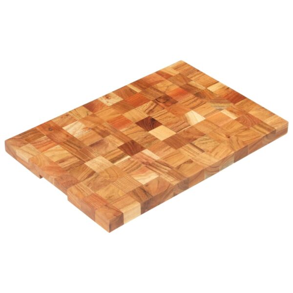 vidaXL Chopping Board 23.6"x15.7"x1.5" Solid Wood Acacia - Image 10