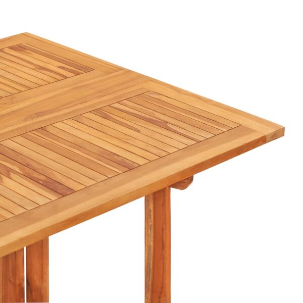 vidaXL Folding Butterfly Patio Table 59.1"x35.4"x29.5" Solid Teak Wood - Image 6