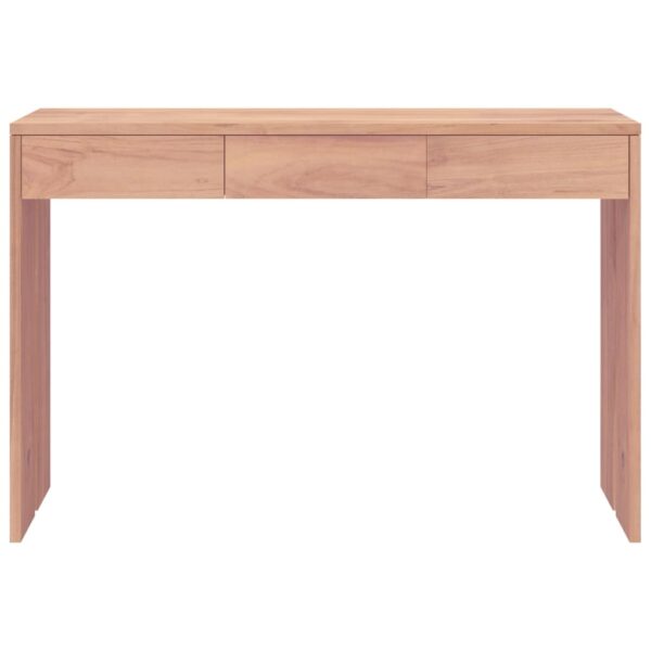 vidaXL Console Table 43.3"x13.8"x29.5" Solid Teak Wood - Image 4