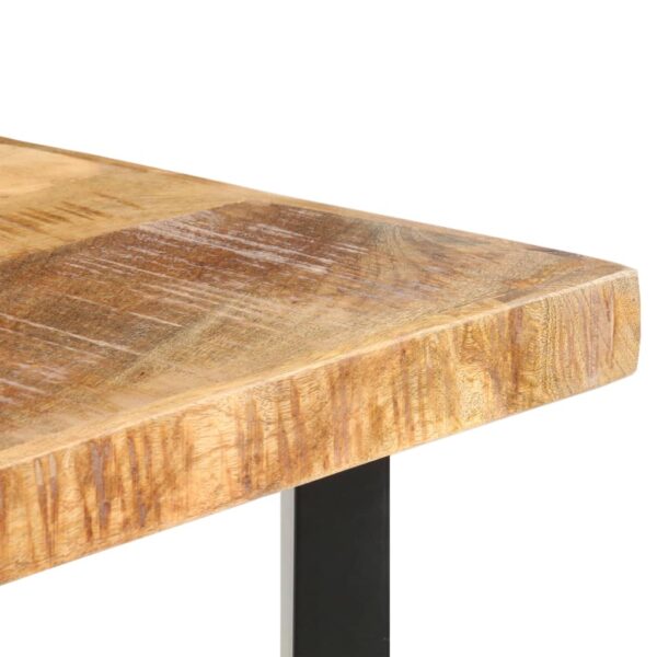 vidaXL Bar Table 47.2"x22.8"x42.1" Rough Mango Wood - Image 5