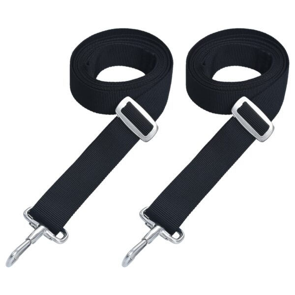 vidaXL Bimini Top Straps 2 pcs Fabric and Stainless Steel - Image 3