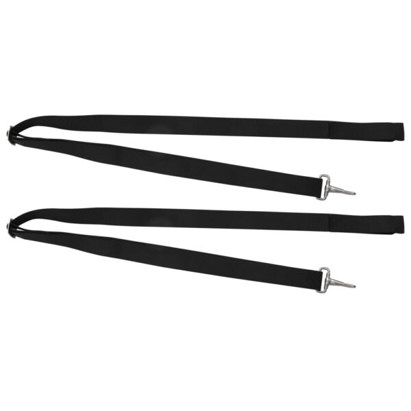 vidaXL Bimini Top Straps 2 pcs Fabric and Stainless Steel - Image 4