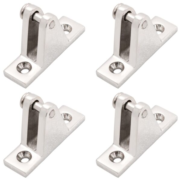 vidaXL Boat Deck Hinges for Bimini Top 4 pcs Stainless Steel - Image 3