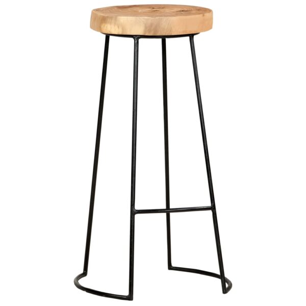 vidaXL Bar Stools 2 pcs Solid Acacia Wood - Image 12