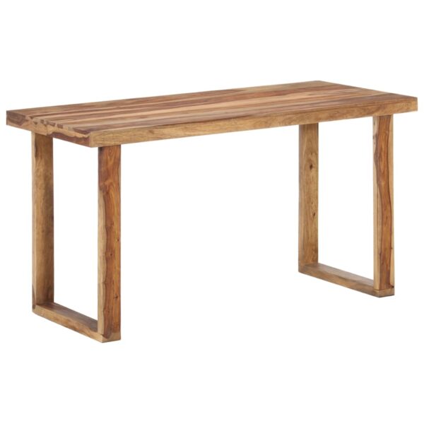 vidaXL Dining Table 55.1"x27.6"x29.9" Solid Sheesham Wood