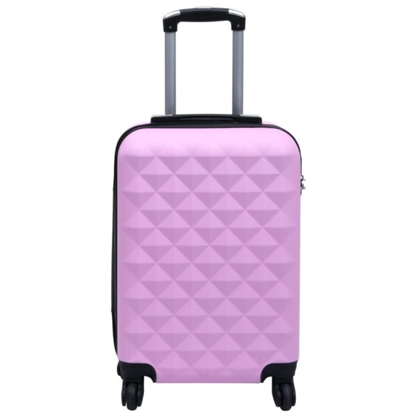 vidaXL Hardcase Trolley Pink ABS - Image 2