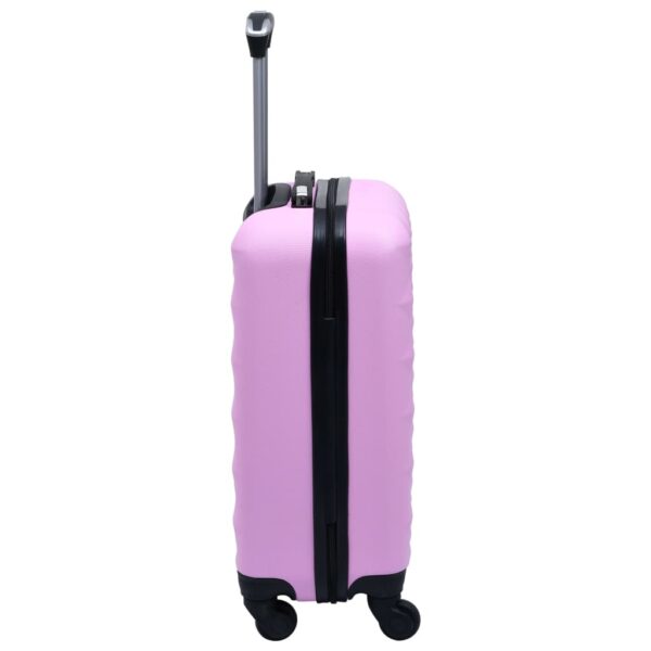 vidaXL Hardcase Trolley Pink ABS - Image 3