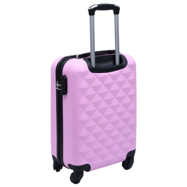 vidaXL Hardcase Trolley Pink ABS - Image 4