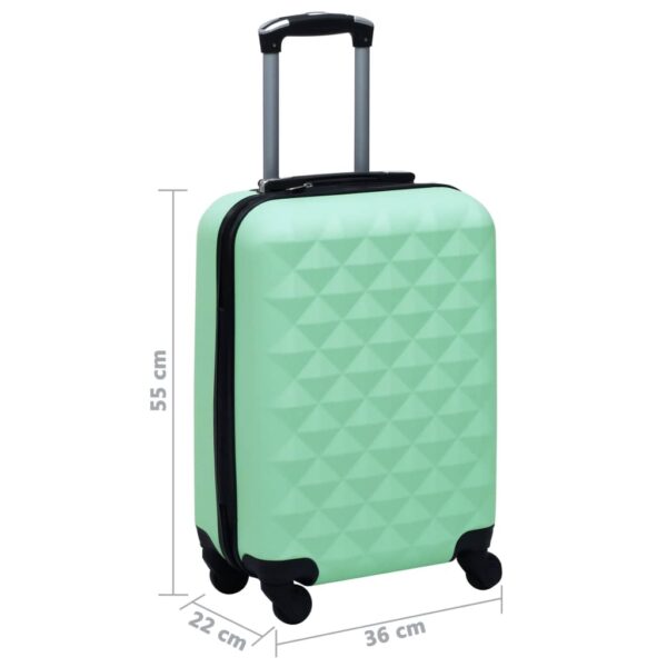 vidaXL Hardcase Trolley Mint ABS - Image 7