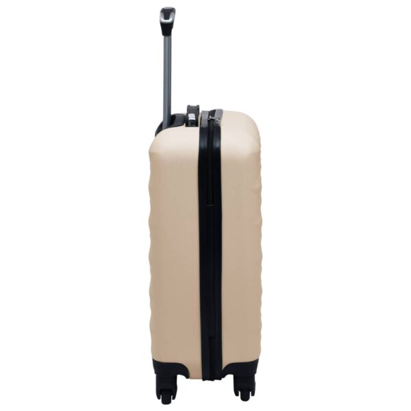 vidaXL Hardcase Trolley Gold ABS - Image 3