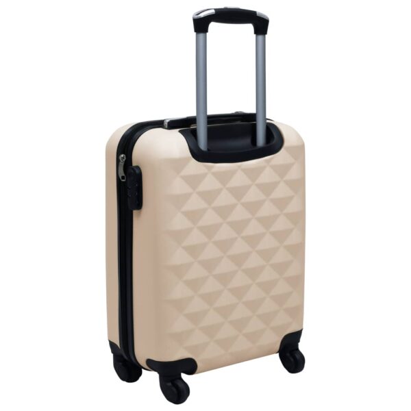 vidaXL Hardcase Trolley Gold ABS - Image 4