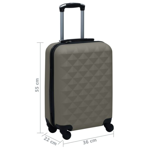 vidaXL Hardcase Trolley Anthracite ABS - Image 7