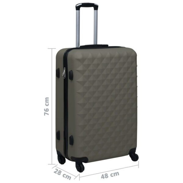 vidaXL Hardcase Trolley Anthracite ABS - Image 7