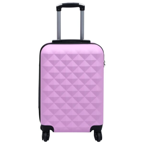 vidaXL Hardcase Trolley Set 2 pcs Pink ABS - Image 6