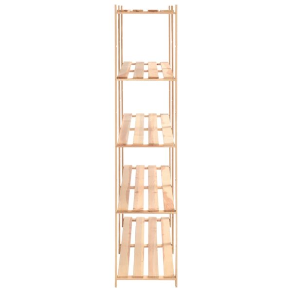 vidaXL 5-Tier Storage Racks 5 pcs 66.9"x15"x66.9" Solid Pinewood 1102.3 lb - Image 5