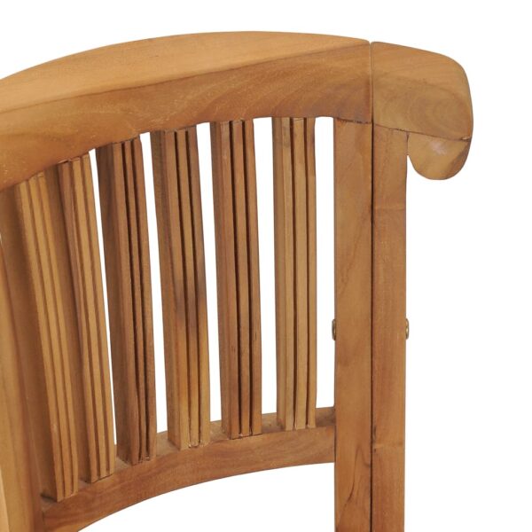 vidaXL Bar Stool Solid Teak Wood - Image 6