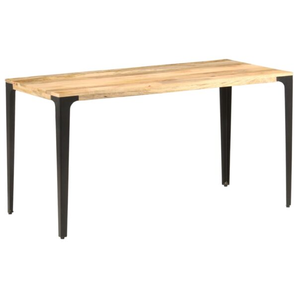 vidaXL Dining Table 55.1"x27.6"x29.9" Solid Mango Wood - Image 11