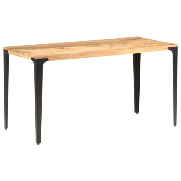 vidaXL Dining Table 55.1"x27.6"x29.9" Solid Mango Wood - Image 8