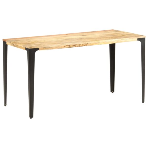 vidaXL Dining Table 55.1"x27.6"x29.9" Solid Mango Wood - Image 10