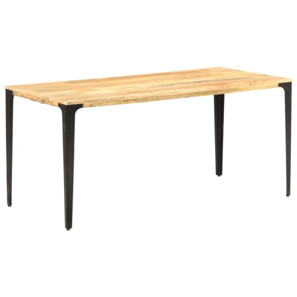 vidaXL Dining Table 63"x31.5"x29.9" Solid Mango Wood - Image 8