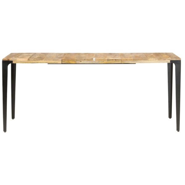 vidaXL Dining Table 70.9"x35.4"x29.9" Solid Mango Wood - Image 2