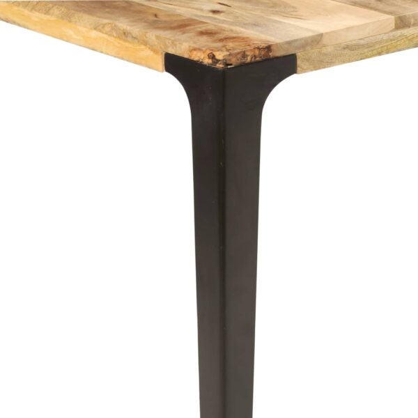 vidaXL Dining Table 70.9"x35.4"x29.9" Solid Mango Wood - Image 3