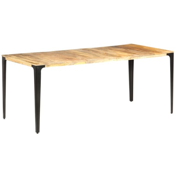 vidaXL Dining Table 70.9"x35.4"x29.9" Solid Mango Wood - Image 6