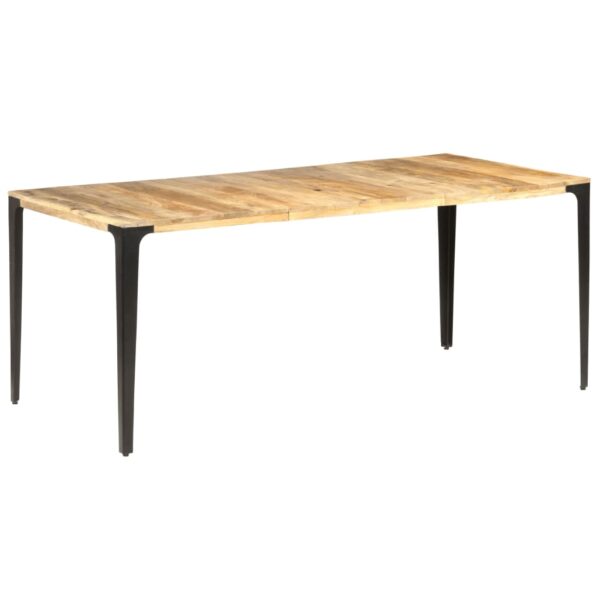 vidaXL Dining Table 70.9"x35.4"x29.9" Solid Mango Wood - Image 8