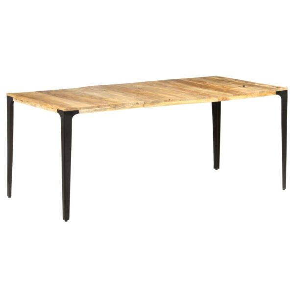 vidaXL Dining Table 70.9"x35.4"x29.9" Solid Mango Wood - Image 9