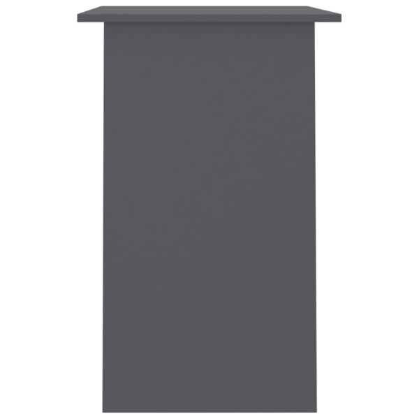 vidaXL Desk Gray 35.4"x19.7"x29.1" Engineered Wood - Image 5