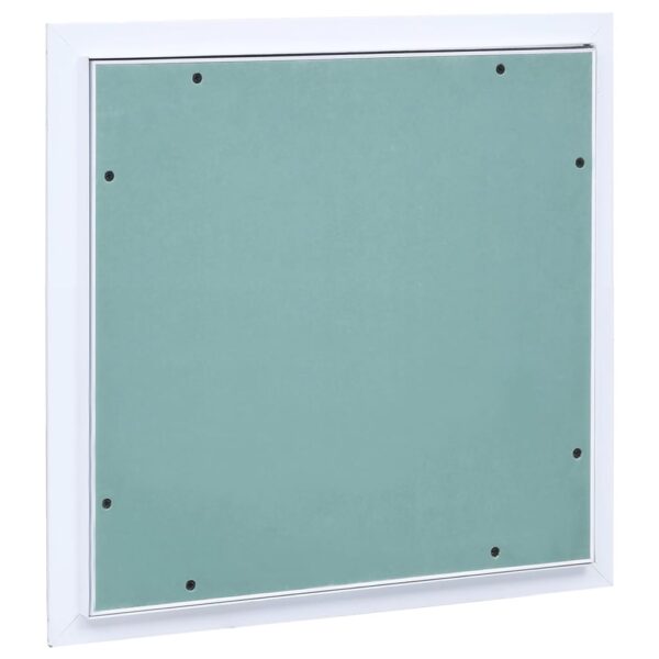 vidaXL Access Panel with Aluminum Frame and Plasterboard 11.8"x11.8" - Image 2