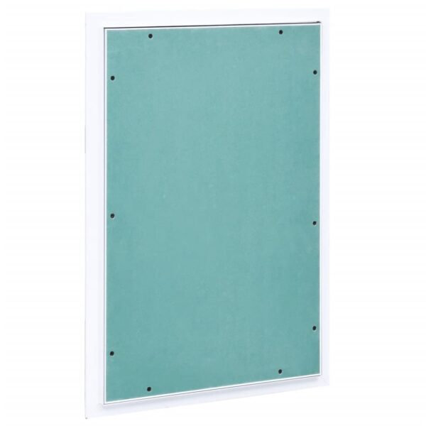 vidaXL Access Panel with Aluminum Frame and Plasterboard 11.8"x23.6" - Image 2