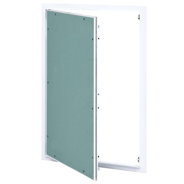 vidaXL Access Panel with Aluminum Frame and Plasterboard 11.8"x23.6" - Image 5