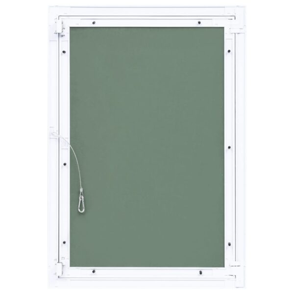 vidaXL Access Panel with Aluminum Frame and Plasterboard 11.8"x23.6" - Image 6