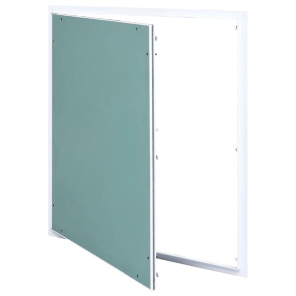 vidaXL Access Panel with Aluminum Frame and Plasterboard 15.7"x15.7" - Image 5