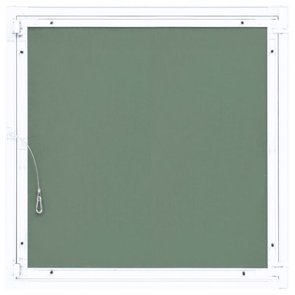 vidaXL Access Panel with Aluminum Frame and Plasterboard 15.7"x15.7" - Image 6