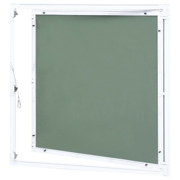 vidaXL Access Panel with Aluminum Frame and Plasterboard 15.7"x15.7" - Image 7