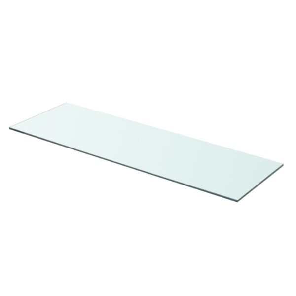 vidaXL Shelves 2 pcs Panel Glass Clear 31.5"x9.8" - Image 2