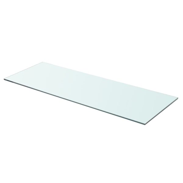 vidaXL Shelves 2 pcs Panel Glass Clear 31.5"x11.8" - Image 2