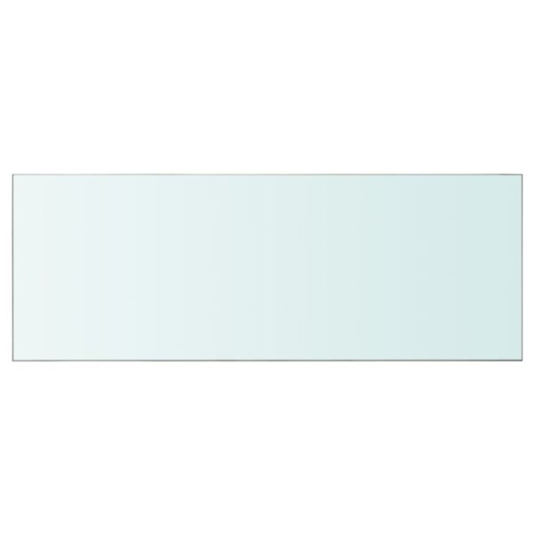 vidaXL Shelves 2 pcs Panel Glass Clear 31.5"x11.8" - Image 3