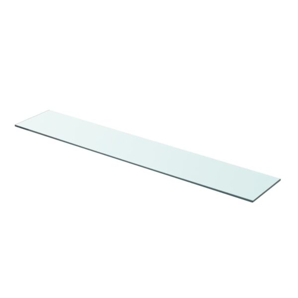 vidaXL Shelves 2 pcs Panel Glass Clear 35.4"x5.9" - Image 2